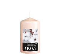 Spaas 12 Bougies cylindriques parfumées 60/100 mm ± 25 Heures Fleur de Coton
