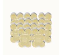 Spaas 120 Bougies Chauffe-Plat Parfumées, ± 4.5h, Fleur de Vanille et Musc