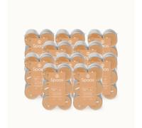 Spaas 120 Bougies Chauffe-Plat Parfumées, ± 4.5h, Noix de Coco et Figue