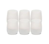 Spaas 6x Bougie Soft Glow pafumée citronnelle, ± 38 heures - blanc cassée - Ginger Love