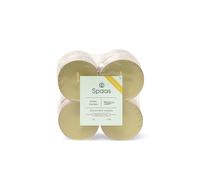 Spaas 8 x 8 Maxi bougies chauffe-plats citronnelle, ± 10 heures - vert pistache - Asian Garden