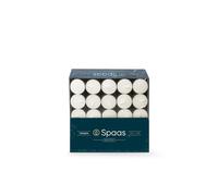 SPAAS Boîte de bougies chauffe-plats x75, ± 8 heures - blanc