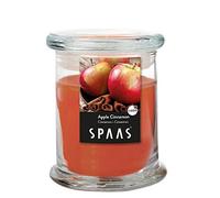 SPAAS Bougie parfumée en bocal de ménage, ± 60 heures - Apple Cinnamon