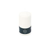 Spaas - Bougie Pilier Cylindre 80/150 mm, 70 Heures, Non-Parfumée - Blanc