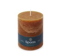 Spaas Bougie Pilier Rustique 100/130 mm 95h - cognac