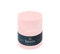 Spaas Bougie Pilier Rustique 100/130 mm 95h - rose clair