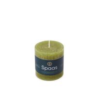 Spaas Bougie Pilier Rustique 70/70 mm 25h - vert olive