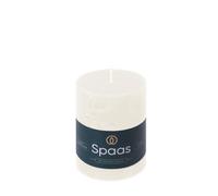 Spaas Bougie Pilier Rustique 70/95 mm 35h - blanc