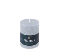 Spaas Bougie Pilier Rustique 70/95 mm 35h - bleu clair
