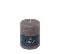 Spaas Bougie Pilier Rustique 70/95 mm 35h - gris foncé