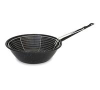 Space Home - Friteuse Avec Panier - Poêle À Frire - Acier Emaillé Antiadhésive - 24 Cm
