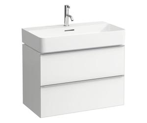 Space Meuble 80 A/2 Tir Blanc Mat - LAUFEN H4101821601001