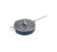 Joseph Joseph Sauteuse Space 28 cm avec couvercle, poignée pliable, gain de place Bleu