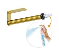 SpaceAid SprayNeat Porte-Serviettes en Papier avec Flacon pulvérisateur, Porte-Serviettes en Papier sous Armoire avec pulvérisateur à l'intérieur au Centre, Support Mural à Suspendre pour Cuisine et