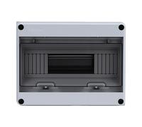 Spacnana Boîte de Disjoncteur 12 Voies IP65, avec Couvercle Transparent | Boîte de Distribution, étanche, Courant Nominal 63A, Matériau ABS PC, Montage Mural, pour Utilisation Intérieure et