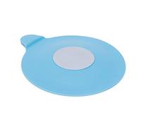Spacnana Bouchon de Vidange en Silicone pour évier, Bleu | Bouchon de lavabo de baignoire, diamètre de 10 cm, joint d\'aspiration plat, Construction sans PVC, couvercle