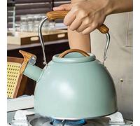 Spacnana Bouilloire à thé Sifflante 3L Théière à Sifflet Fort avec Poignée Ergonomique Cool Touch pour Toutes les Sources de Chaleur Gaz électrique Induction