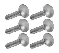 Spacnana Boulon à Vis M8 A2 70 Boulons de Carrosserie en Acier Inoxydable M8x30 DIN603 Tasse à Tête Carrée Filetage Grossier 30 Pièces pour Bois Panneaux Métalliques Meubles Garage Bricolage (M8*40)