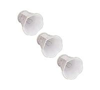 Spacnana Clip On Abat-jour pour Lustre, Tissu Doux, Lot de 3, Bague pour | tissu ignifuge, ampoule à bougie à clipser, diffuseur réduisant l\'éblouissement, mise à jour du luminaire, décoration