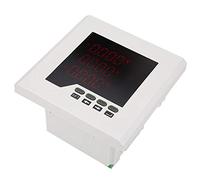 Spacnana Compteur D'énergie triphasé, Affichage Moniteur Harmonique AC220V | Appareil de mesure électrique, enregistrements d\'événements d\'énergie réactive active, utilisation de tableaux de