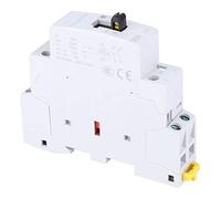 Spacnana Contacteur AC 20A 2P avec Commande Manuelle, 230V, 100000 Cycles, Ultra Silencieux, économique pour Commande de Moteur D'appareil électroménager (2NC)