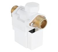 Spacnana DC12V Électrovanne Normalement Fermée, 1/2in Filetage Mâle en | Contrôle électrique de l\'eau sans retour, boîtier de filtre en plastique ABS, régulation du débit du chauffage solaire,