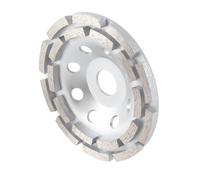 Spacnana Disque de Meulage Diamant à Double Rangée A3, Plaque d'acier, Meule 115 Mm, 125 Mm, 180, pour Meuleuse d'angle, Arbre de 20, Enlèvement de la Maçonnerie, Béton, Pierre, Marbre, Travail