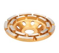Spacnana Disque de Meulage Diamant à Double Rangée A3, Plaque d'acier, Meule 115 Mm, 125 Mm, 180, pour Meuleuse d'angle, Arbre de 20, Enlèvement de la Maçonnerie, Béton, Pierre, Marbre, Travail