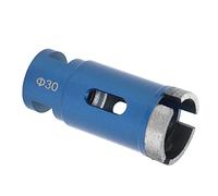Spacnana Foret Diamant fritté Scie Cloche Diamant 30 Mm Filetage M14 pour Carrelage en Céramique Marbre Granit Forage Trépan Bleu pour Installateurs et Rénovation Domiciliaire