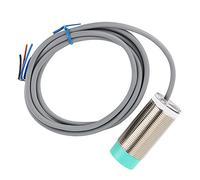 Spacnana Interrupteur de proximité Cylindrique, 3 Fils 10-30VDC | Montage non encastré, modèle BEM30-15-PB, câble intégré de 1,4 m, détection de champ magnétique, équipement de contrôle