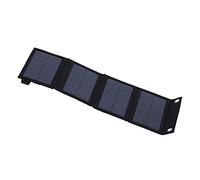 Spacnana Kit de Panneau Solaire Portable 10W, Pliable et Imperméable | Sortie USB-A standard, pour smartphones et batteries, IP65 résistant aux intempéries, fixation pour sac à dos et tente