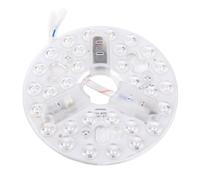 Spacnana Kit de Remplacement de Lumière de Plafond LED, Panneau Lumineux LED plafonniers Module 3000K 4200K 6500K 3 Couleur Éclairage de Ventilateur Dimmable pour Le Ventilateur de Plafond