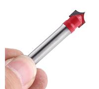 Spacnana Mèche de Routeur de Gravure CNC 3D à Tige de 6 Mm, Fraise en | Construction en Alliage Solide, Options de Diamètre de Lame de Coupe de 8 à 32 Mm, Compatible avec L'acrylique et le PVC,