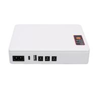 Spacnana Mini Batterie de Secours UPS avec capacité de 8000mAh, Sortie 5V 9V 12V DC pour Système de sécurité de Caméra Modem Routeur (Prise UE)