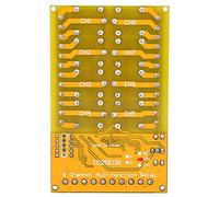 Spacnana Module de Relais 8 Canaux avec Verrouillage Automatique, Conditionneur de Puissance IO25E08 DC 12 V, Carte de Commande 99 X 62 X 20 Mm pour l'automatisation des équipements électriques,