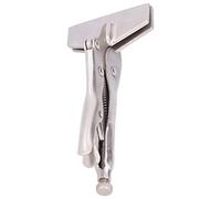 Spacnana Pince-étau Plate, Pince à étau Réglable en Acier avec Grande Bouche Plate de Contact et 3 Rivets pour le Serrage des Pièces à Souder (8 pouces)