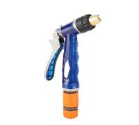 Spacnana Pistolet à Eau Haute Pression avec 3 Connecteurs, Construction | Mécanisme de verrouillage à gâchette, adaptateurs de robinet universels, pour le lavage de voiture, le bain des animaux