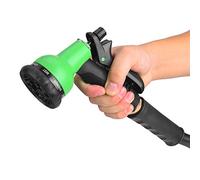 Spacnana Pistolet D'arrosage de Jardin avec Tuyau de 9,75 M, Connecteur | Baguette de lavage de voiture à 8 jets, brume de douche à Jet à Angle plat, tuyau Flexible de 16 pieds toutes saisons,