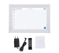 Spacnana Planificateur de Calendrier Numérique, écran d'affichage Interactif Tactile IPS de 10,1 Pouces, Planificateur Familial 9.0 avec Gestion des Applications WiFi, Utilisation sur un Bureau