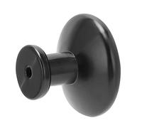 Spacnana Poignée de Tirage en Alliage de Zinc, Entraxe de 1,5 Pouce | Finition noire mate, installation à vis incluse, bouton de porte coulissante, quincaillerie de commode, poignée de cuisine