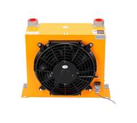 Spacnana Refroidisseur Hydraulique à Air DC 100 L/min, Radiateur D'huile Métallique Refroidi par Air, Débit D'air 1330 M³/h, pour Système Hydraulique de Machines Agricoles, Excavatrice,