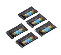Spacnana Sachets de Poudre Colorée Cosmic Fire, 5 Sachets de Poudre Changeant de Couleur pour Les Flammes (Bleu, Violet, Rouge, Vert, Jaune), avec des Flammes Vives Durant 30 à 35