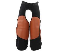 Spacnana Tablier de Maréchal-ferrant équin en Cuir PU, Toile Réglable Résistante à l'usure avec Sangles Réglables, Poches Avant pour Le Travail des Outils de Forgeage des Sabots de Cheval
