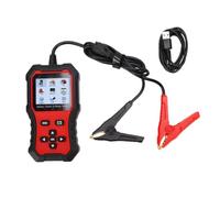 Spacnana Testeur de Relais Automobile, Analyseur de Batterie 4/5 Broches | Système de Batterie 6 V 12 V 24 V, 2 en 1, Plage 10-2000 CCA, capacité 5 à 220 Ah, écran LCD Couleur, Alertes Sonores LED