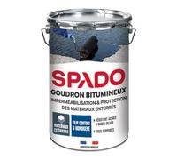 SPADO Goudron Bitumineux Protection de Surfaces Spéciales 100% d'Étanchéité 4L Fabrication Française