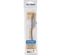Spalters - Pinceaux Plats - Fibres Synthétiques - 3 Tailles - Da Vinci - Série 2429