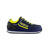 Sparco Chaussure de sécurité GYMKHANA 07527 S1P ESD sans métal HRO Bleu/jaune 38