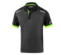 Sparco Polo de Travail Technique pour Homme Respirant d'été en piqué avec Bretelles renforcées, Haute visibilité. Modèle Toledo. Taille XS, Gsvf, XL