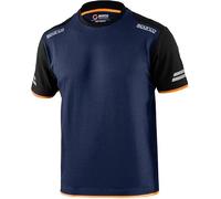 Sparco T-Shirt Technique Sparco Tucson GSVF - Haute visibilité avec Zones réfléchissantes - Épaules renforcées pour Plus de durabilité - Composition en Coton et Polyester Effet piqué - Taille XL