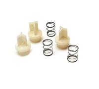sparefixd Ensemble de soupapes de tête de pompe de nettoyeur haute pression Karcher KE K4 K5 - Métal - Vanne à boule - 1/4 in, 6 mm - Connecteur G - 2 ports